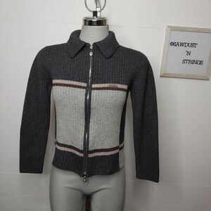 ESCADA cashmere full zip cardigan XS